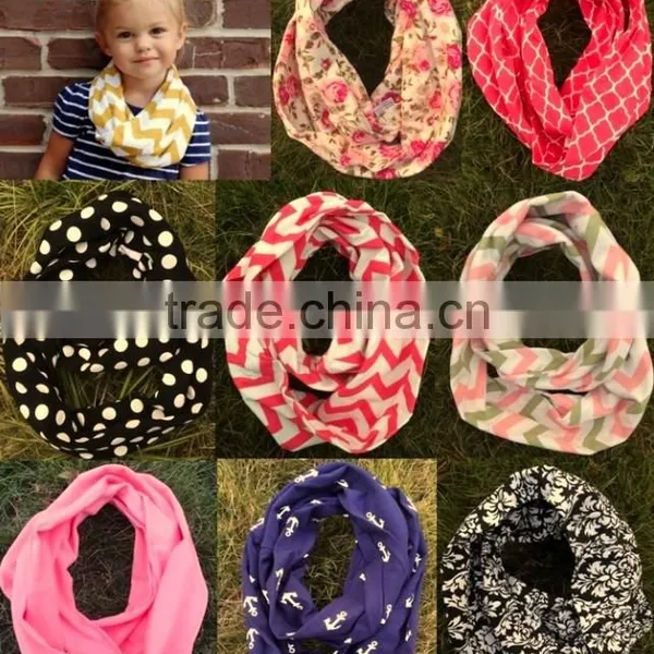 30 Colors 10pcs/lot New Fashion Infant Toddlers Wave Loop Chevron Infinity Scarves Baby Accessories 20*120cm Free Shipping