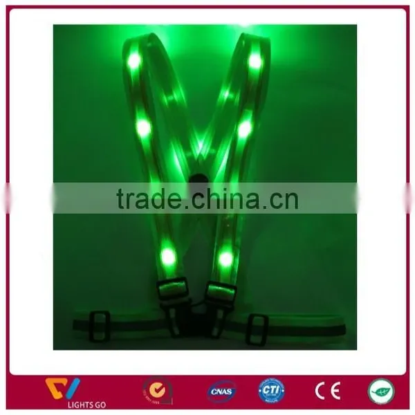2016 Popular Waterproof hi Vis Led Reflective Safety Vest Belt for Road Safety photo-2