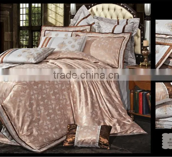 Super King Silk Jacquard Whole Set Bedding photo-6