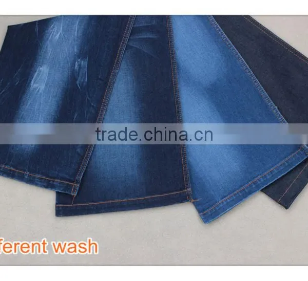 Crosshatch Stripe Compact Siro Spinning Denim Fabric Price photo-5