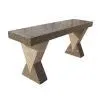 Stone Garden Bench