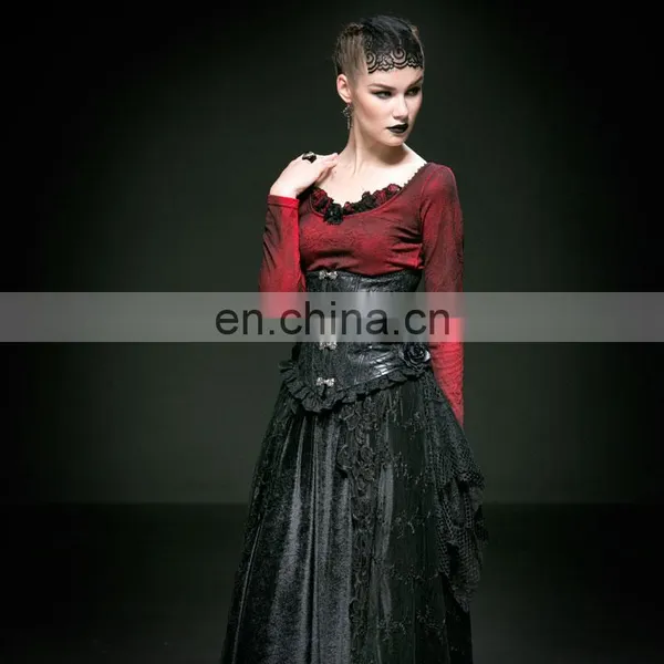 Gothic Punk Rave Black Underbust Soft Bone Corset Y-542 photo-3
