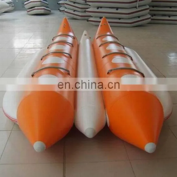 HI 0.65mm PVC Tarpaulin Inflatable Water Banana Boat, Amazing Flying Banana Boat for Adults photo-2
