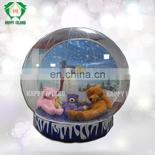 Attractive Interesting Inflatable Snow Globe for Christmas, Wedding Snow Globe,inflatable Christmas Snow Globe photo-2