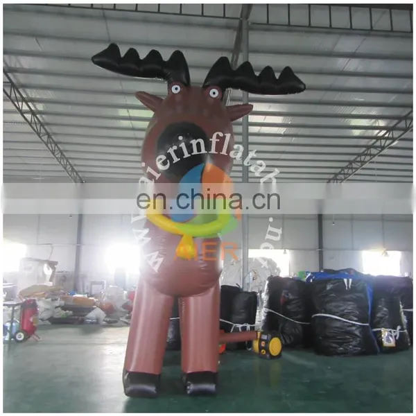 4m High Inflatable Christmas Elk for Yard Decoration photo-4