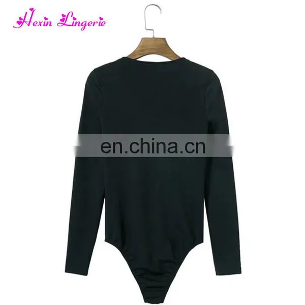 Top Selling Autumn Black Knitting Sexy Romper Custom Bandage Jumpsuits photo-2