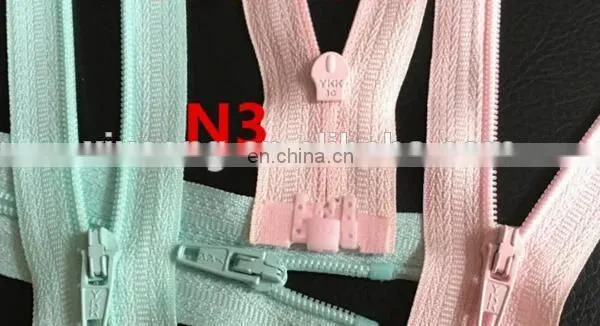 Newest Promotional Colorful Nylon Teeth Water Repellent Waterproof YKK Zipper at Various Colors/Lengths photo-3