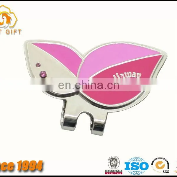Guangdong Factory Custom Logo Golf Ball Marker Epoxy Animel Magnetic Golf Hat Clips photo-2