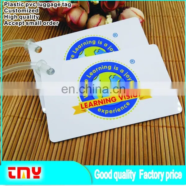 Personalized Custom Vinyl Plastic Pvc Luggage Tag ,Hard Plastic Pvc Luggage Tag Wholesale TMY-003 photo-2