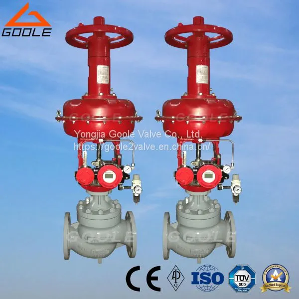 Pneumatic Diaphragm Control Valve with Top Hand Wheel