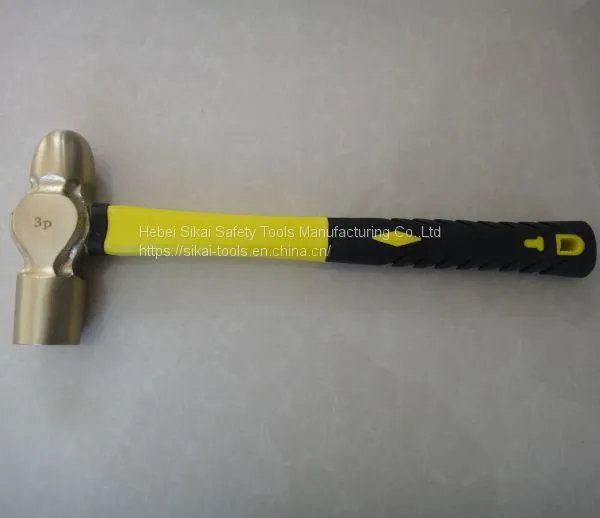 Beryllium Copper Aluminum Bronze Ball Pein Hammer Industrial Tools photo-3