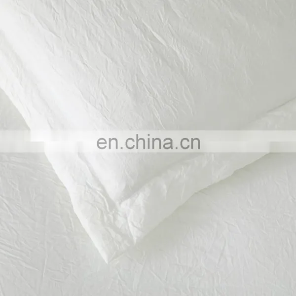 Durable Eco-friendly Washed Microfiber Duvet Cover Set With Zipper photo-6