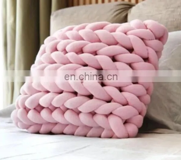 Square Pillow Couch Decorative Pillow Super Chunky Throw Pillow,Home Decor
