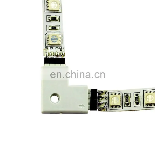 4Pin PCB Clip Solderless RGB LED Strip Light Connector photo-5