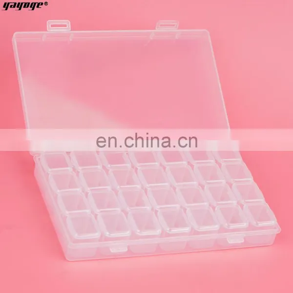Nail Decoration Nail Dry Flower Resinstone Container Box Tools Container photo-6