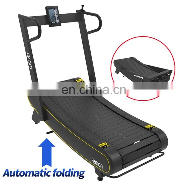 Curve Treadmill Foldable Running Machine for Body Fit Wholesale Equipment Manual Treadmill photo-3