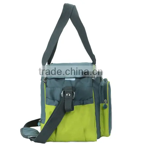 Custom Portable Fashion Diaper Bag With Changing Mat photo-3