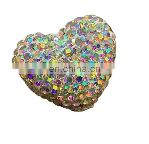 China Natural Stone Crystal ab Round Shape Beads, White Crystal AB for Jewelry photo-3