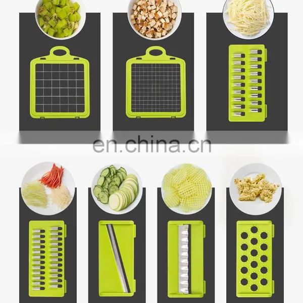 Fruit Shredder Onion Manual Kitchen Mandoline Multi Cutter Chopper Dicer Slicer Vegetable photo-5