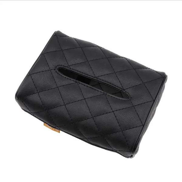 Wholesale Creative Car Sun Visor Tissue Box Napkin Storage Holder for Car Seat Back Mounted Hanging Paper Towel Cover photo-5