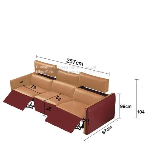 Space Capsule Italian Minimalist Leather Functional Sofa Corner Living Room Electric Sofa Combination photo-4