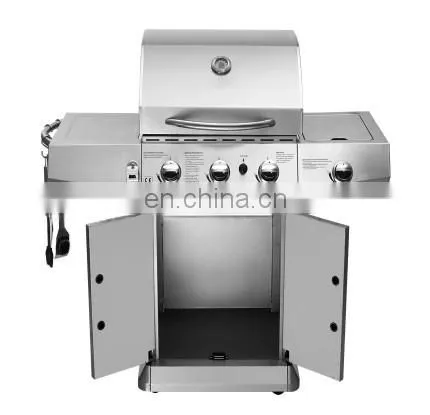 The Most Popular Export Quality OEM Design Assembled Outdoor Stainless Steel Gas BBQ Grill photo-3