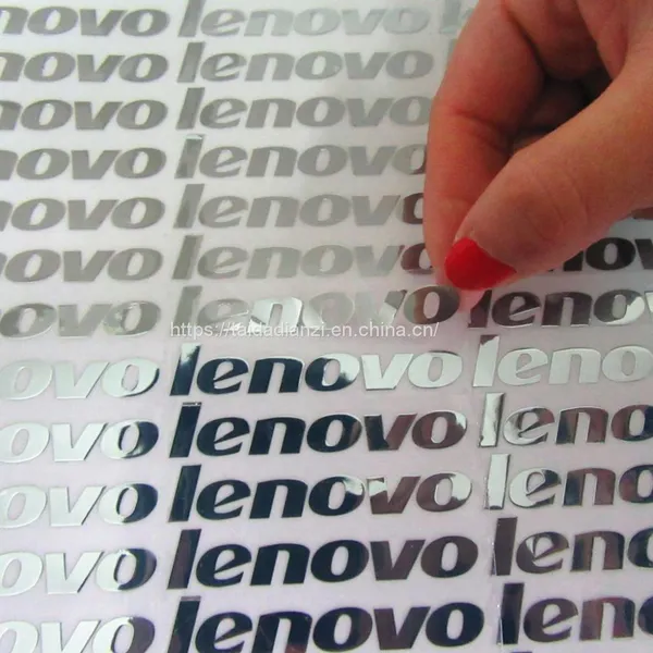Electroplated Metal Sticker Metal Split Label Nickel Label Metal Self-adhesive Metal Logo Metal Label