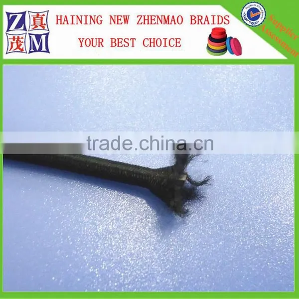 Wholesale High Quality Braided Colored Polyester Round Rubber Cord photo-2