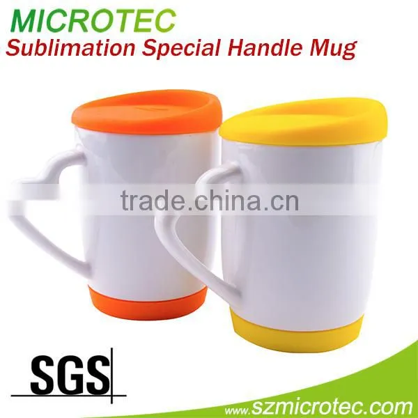 MERRY CHRISMAS Ceramic Mug Factory for Sublimation, 11oz Heart Handle Ceramic Sublimation Mug photo-3