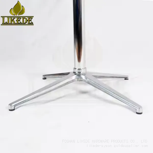 Morden Design Round Restaurant Dining Table Black With Metal Base for Cafe Use photo-4