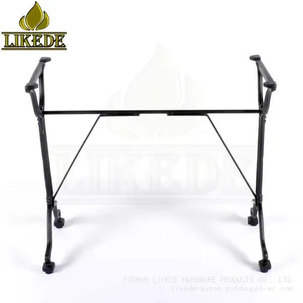 Classic Cross Legs Cast Iron Furniture Table Base & Frame Double Design Living Room Workshop Laundry Hospital Home Office Use photo-4