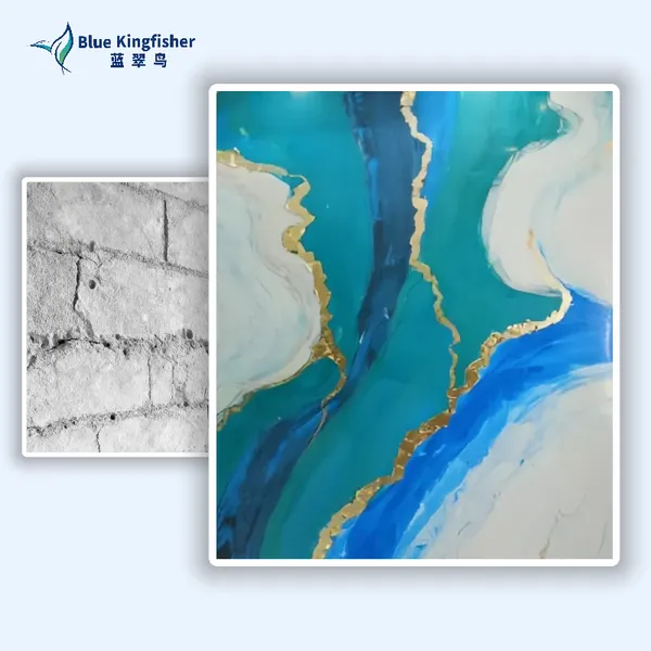 Blue Kingfisher Venetian Plaster - Manufacturer Direct Supply for Commercial Spaces & Art Galleries photo-5
