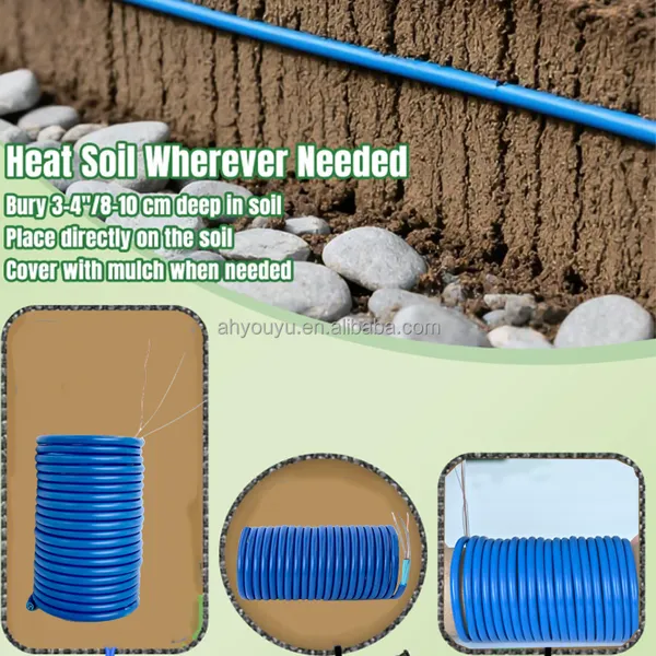 Traditional Design Electric Heating System Waterproof Electric Underfloor Heating Cable for North America Floor Heating Parts photo-5