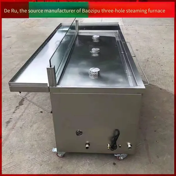 2 - Hole and 3 - Hole Steamed Bun Stoves for Breakfast Shops, Steam Machines for Steaming Buns and Steamed Bread, Dual - Use (electric and Gas) Steamed Bun Equipment With Built - in Steam Engine for Fast Food Service photo-3