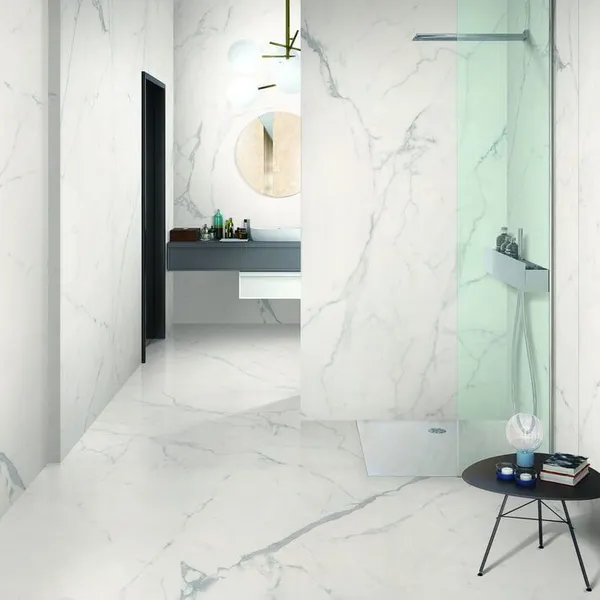 Premium White Cararra Large Format Thin Porcelain Slab From China