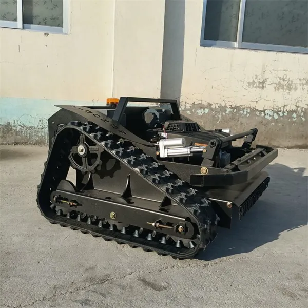 Gasoline Engine Self-powered Dynamo 16HP Power Consumption Wireless Radio Control Grass Cutter photo-4