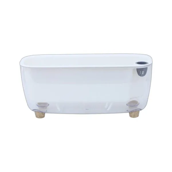 Wholesale of Cross - Border Hot - Selling All - Transparent Plastic Self - Watering Lazy Flower Pots, Special Resin Planting Pots for Amazon photo-5