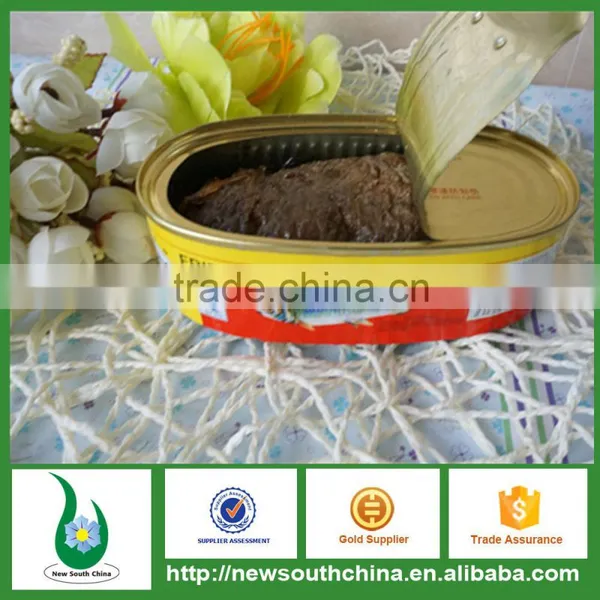 Canned fish fried dace in vegetable oil
