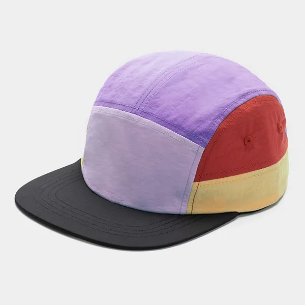 Custom Wholesale Hiking Camping Hat 5 Panel Outdoor Functional Cap With Woven Label Waterproof Breathable Design Unisex Hat photo-3