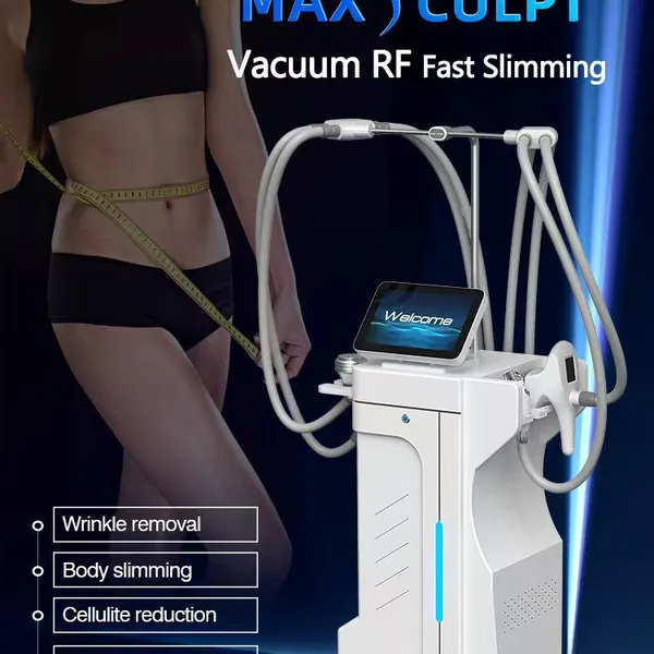 4 en 1 Vela Body Slimming V68 pour usage en salon : Cavitation ultrasonique 40K, RF et aspiration pour le traitement de la cellulite
