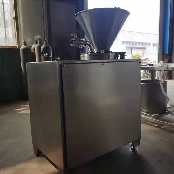 QD-S50 Quantitative Sausage Filler Machine Automatic Meat Stuffer with High Precision PLC Control System