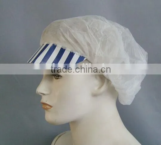 Disposable Non-woven Peak Cap Work Cap for Man photo-3