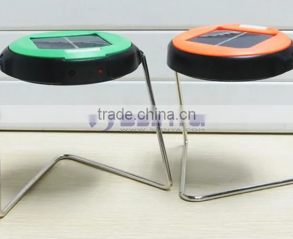 Outdoor Camp Tent Hook Stand Solar LED Lamp Book Light photo-2