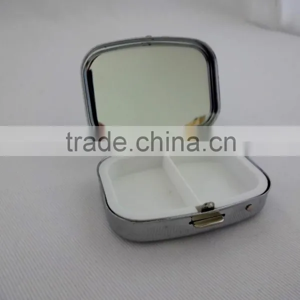 Custom Decorative Metal Bling Rhinestone Pill Box photo-3