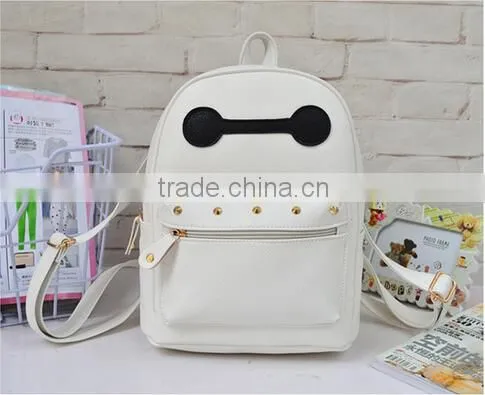 Fashion School Backpack 2015 High School Leather Backpack photo-2