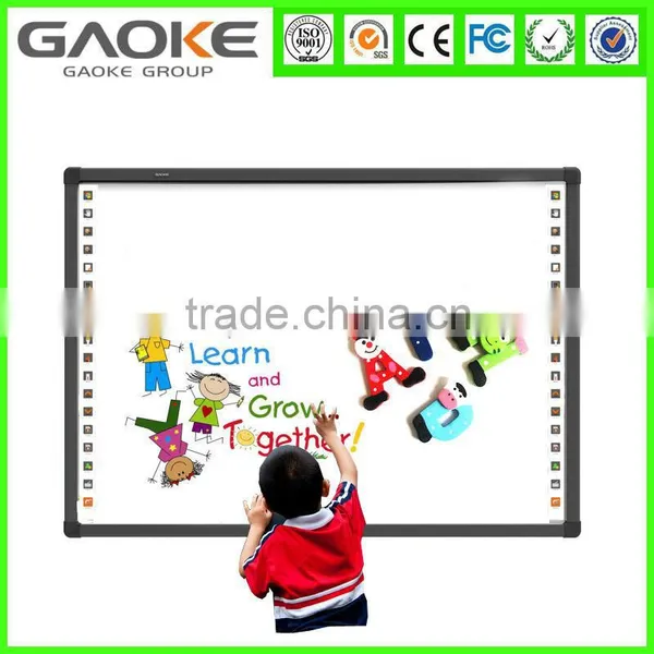 Factory Supply Meeting Room Smart Interactive Board Infrared Touch Screen Wall Mounted/floor Stand photo-4