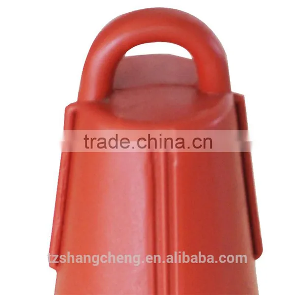 750mm Popular Rubber Base Red PE Traffic Cone photo-3