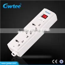 Master switch control multifuctional socket,power strip with protector tube