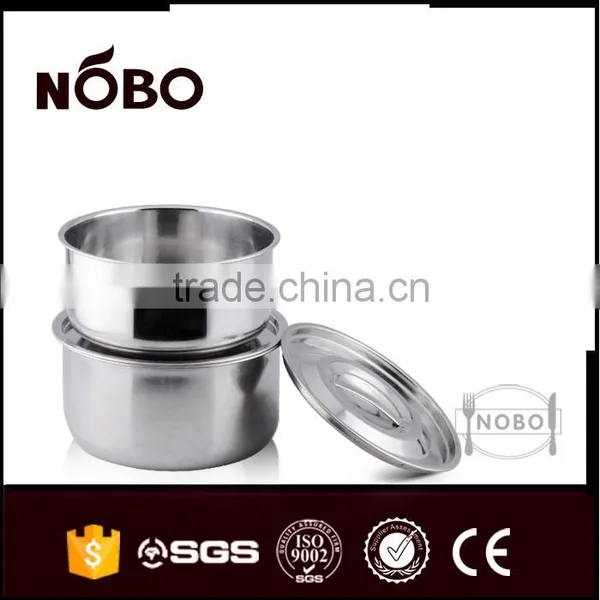 NOBO Steel Lid Large Stainless Steel Stock Pot Set for Cooking photo-5