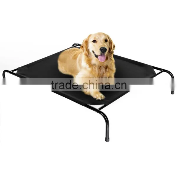 Portable Pet Cat Dog Elevated Bed Lounger Sleeper Cot Black OS004433 photo-2